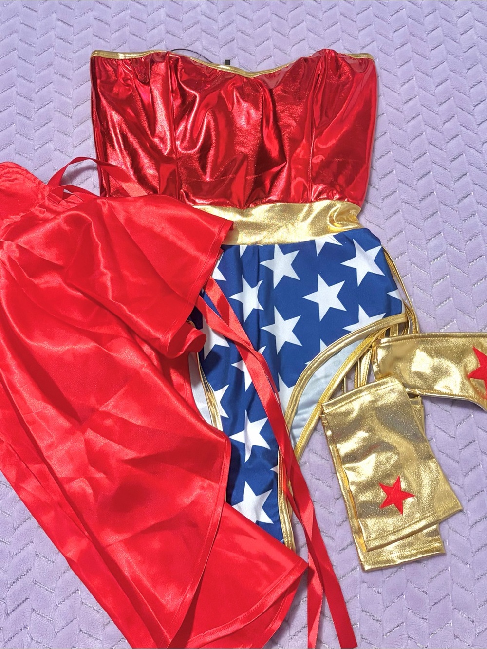 NWT Fashion Nova Wonder Woman 5-Piece Costume